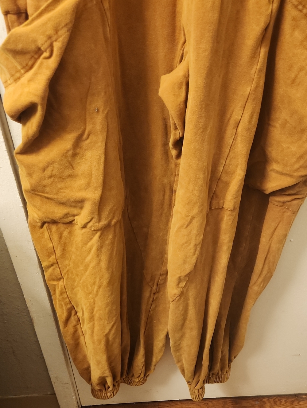 Tree Bird Nest turning point washed cargo jumpsuit-Camel Easel - Picture 7 of 14